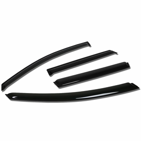 00-06 Ford Focus Wagon Wind Deflectors Window Visors Vent Rain Guard - Smoked - Acrylic - Pair