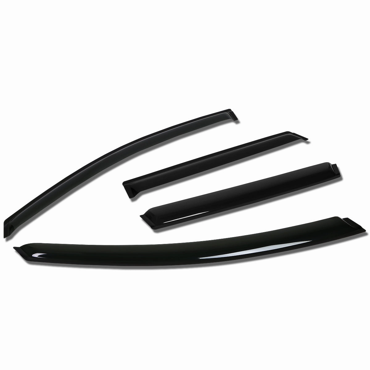 00-06 Ford Focus Wagon Wind Deflectors Window Visors Vent Rain Guard - Smoked - Acrylic - Pair
