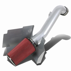 01-04 Chevy Silverado GMC Sierra 6.6L Diesel Aluminum Cold Air Intake w/Heat Shield Filter