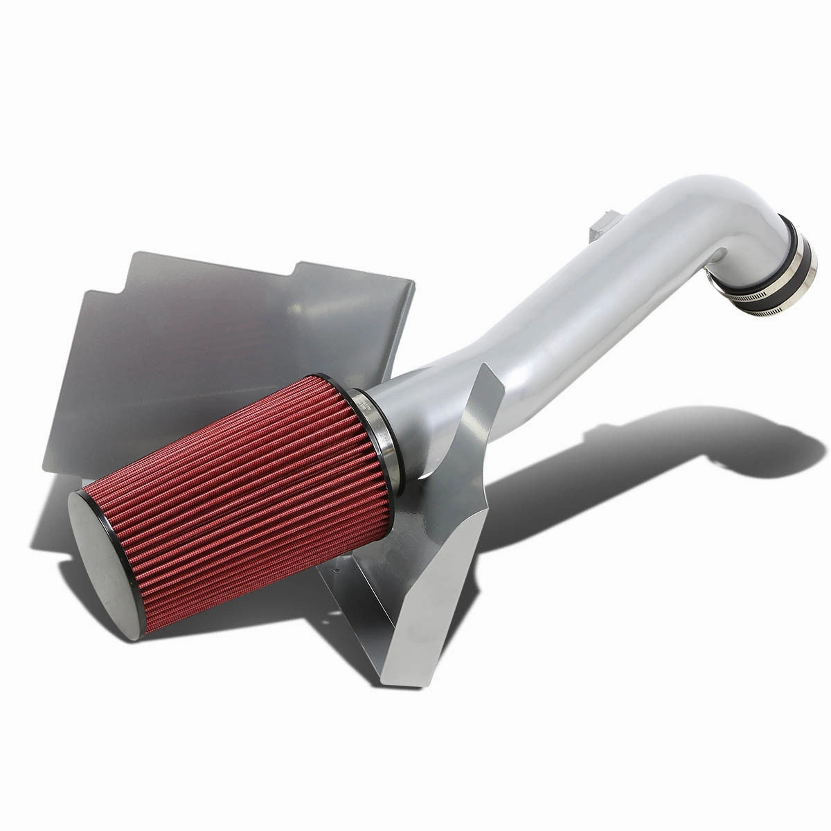01-04 Chevy Silverado GMC Sierra 6.6L Diesel Aluminum Cold Air Intake w/Heat Shield Filter