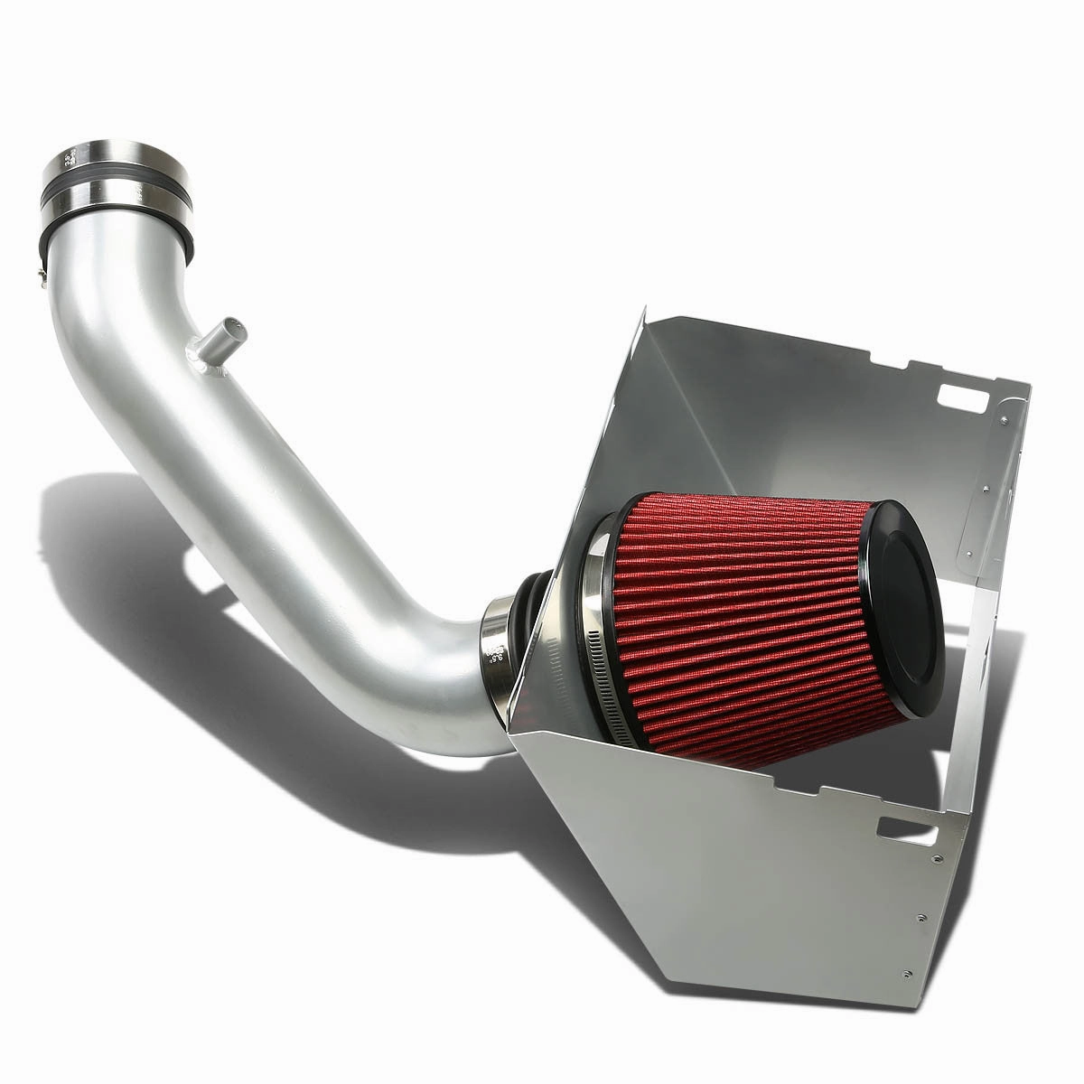 02-08 Dodge Ram 1500 2500 3500 4.7L 5.7L Aluminum Cold Air Intake w/Heat Shield Filter