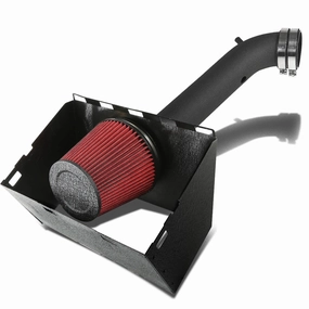 02-08 Dodge Ram 1500 2500 3500 4.7L 5.7L Black Cold Air Intake w/Heat Shield Filter