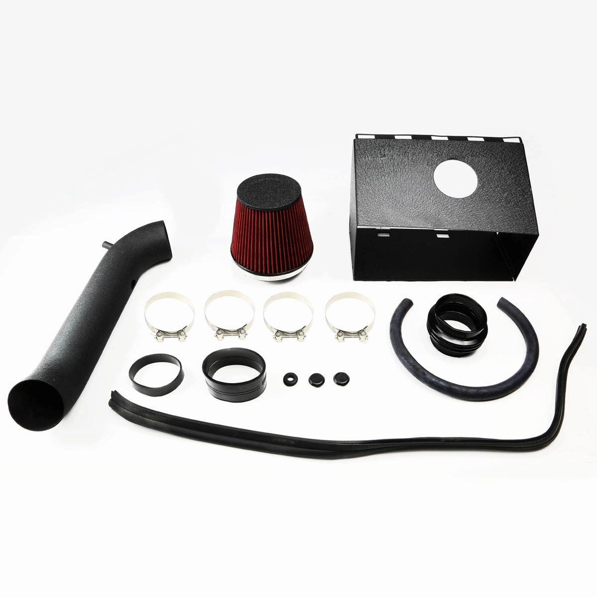 02-08 Dodge Ram 1500 2500 3500 4.7L 5.7L Black Cold Air Intake w/Heat Shield Filter