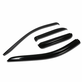 02-09 Dodge RAM 1500 2500 3500 Tape-On Wind Deflectors Window Visors