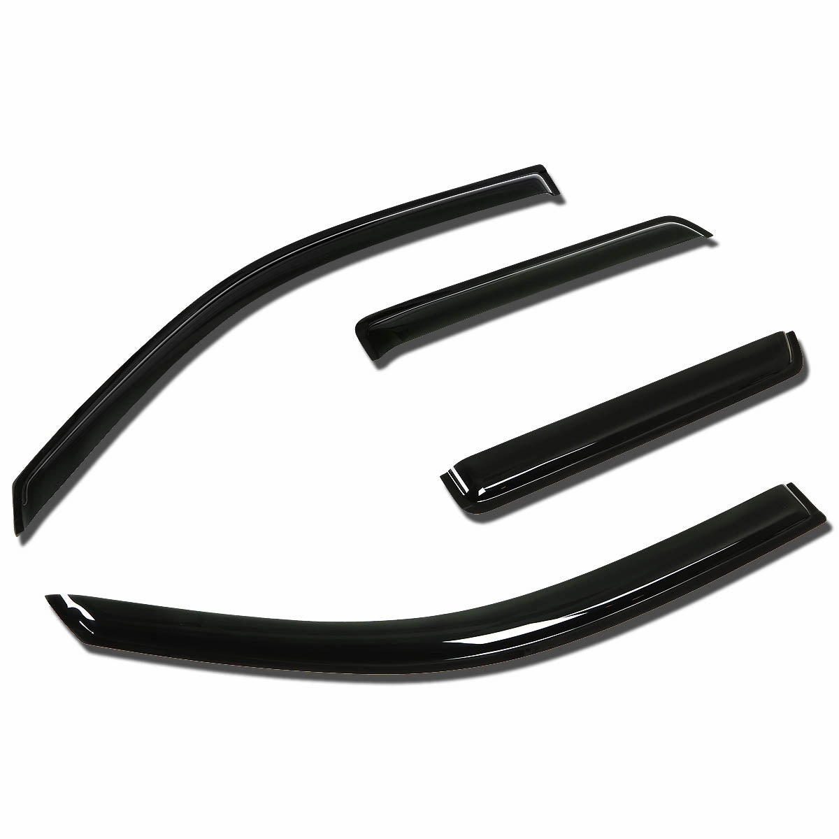 02-09 GMC Envoy Buick Rainier Tape-On Wind Deflectors Window Visors