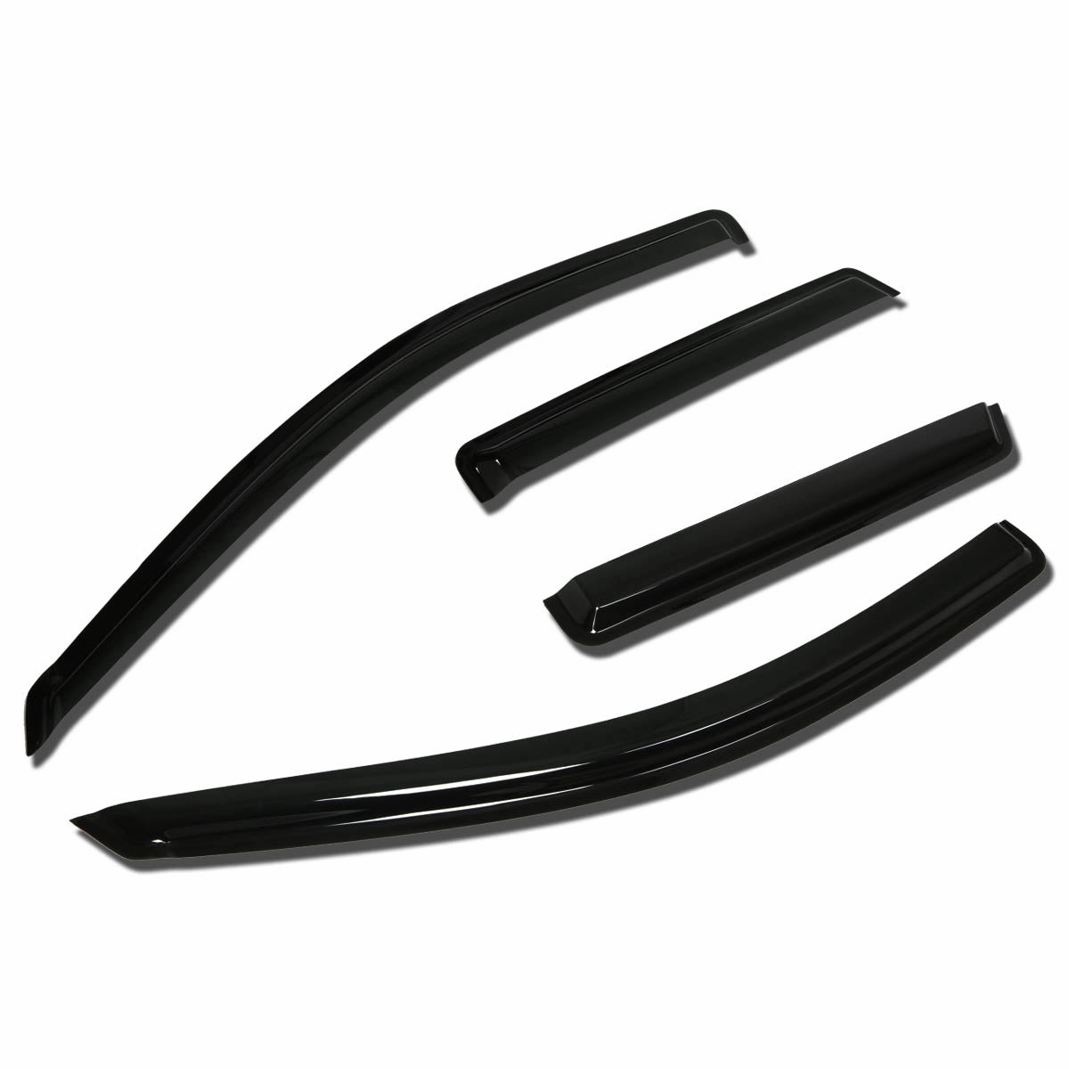 03-07 Nissan Murano 4 Doors Tape-On Wind Deflectors Window Visors