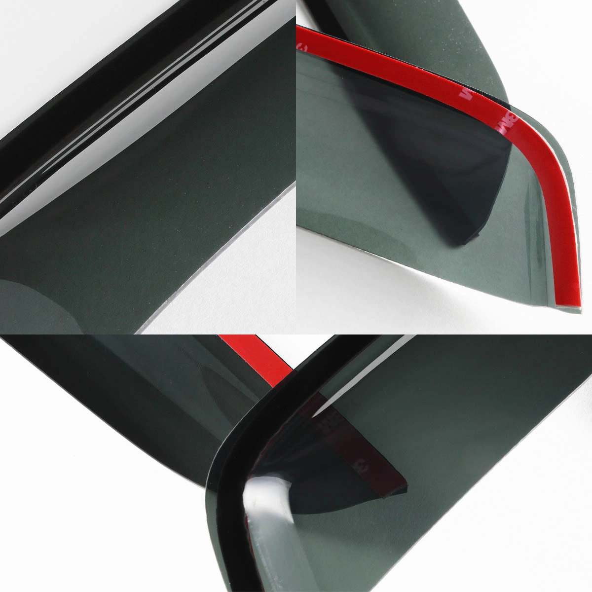 03-09 Chevy GMC C5500 96-22 Express Savana Tape-On Wind Deflectors Window Visors