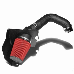 04-05 Chevy Silverado GMC Sierra 6.6L Diesel Black Cold Air Intake w/Heat Shield Filter