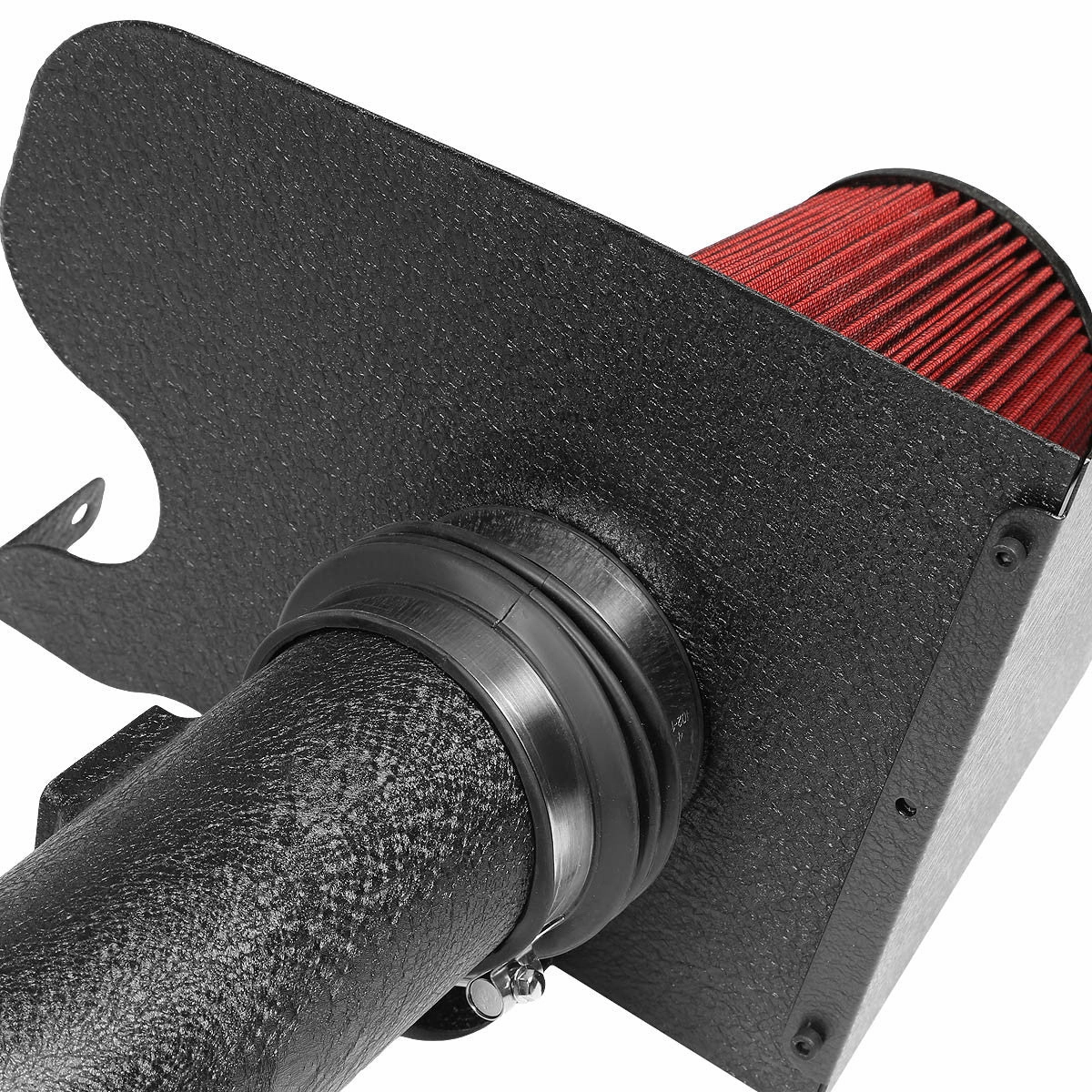 04-08 Ford F150 5.4L V8 Black Cold Air Intake w/Heat Shield Cone Filter