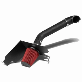 04-08 Ford F150 5.4L V8 Black Cold Air Intake w/Heat Shield Cone Filter