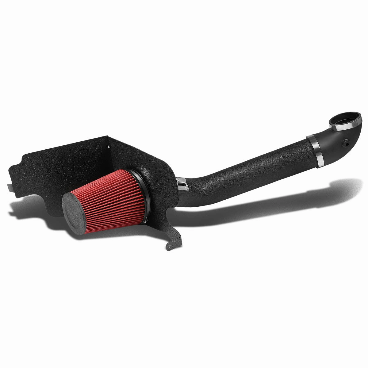 04-08 Ford F150 5.4L V8 Black Cold Air Intake w/Heat Shield Cone Filter