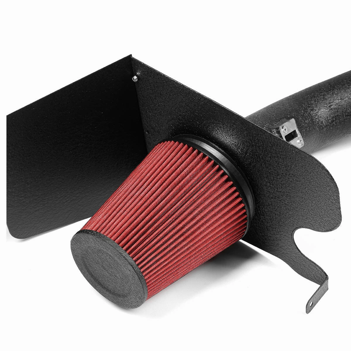 04-08 Ford F150 5.4L V8 Black Cold Air Intake w/Heat Shield Cone Filter