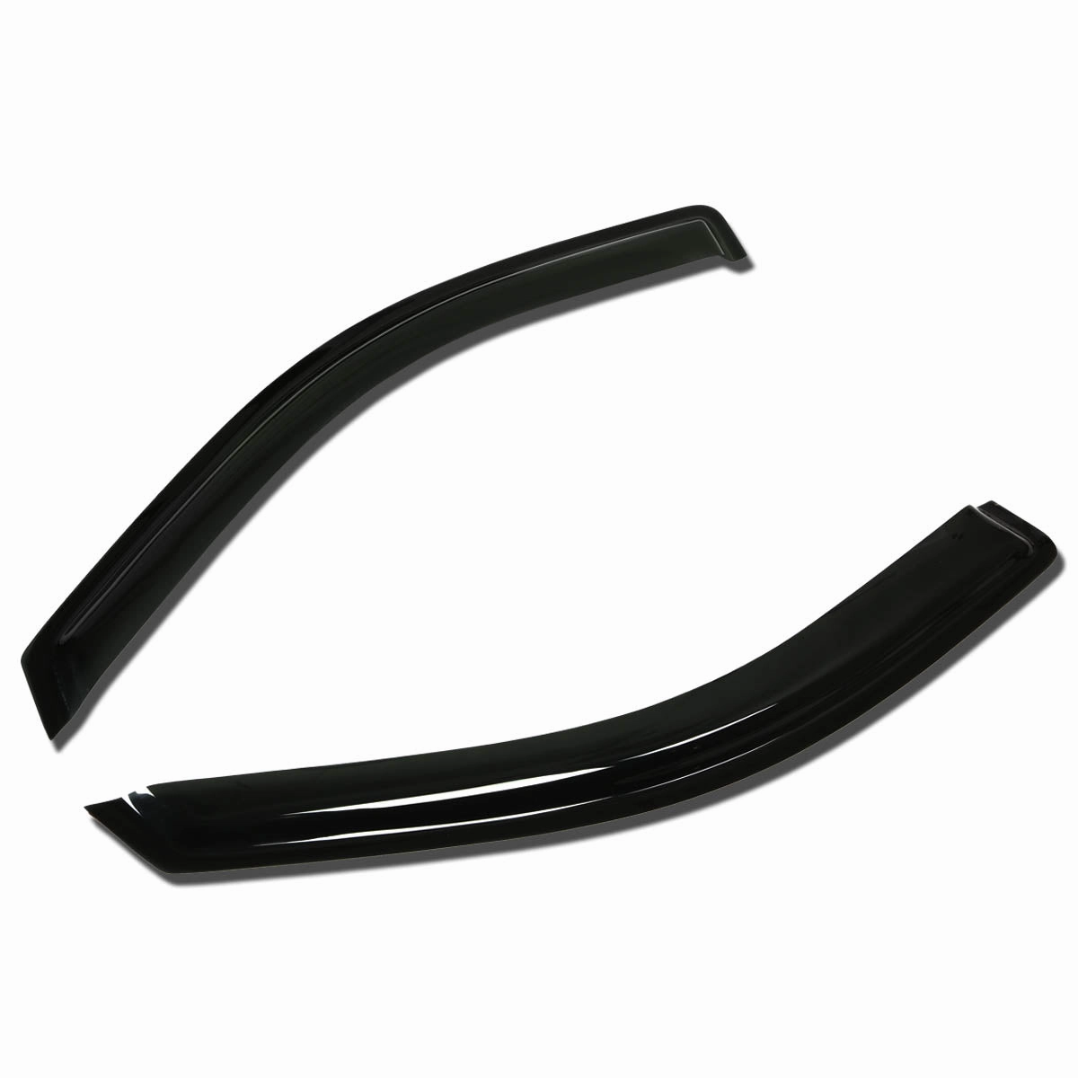 04-08 Ford F150 Regular Cab Front Tape-On Wind Deflectors Window Visors