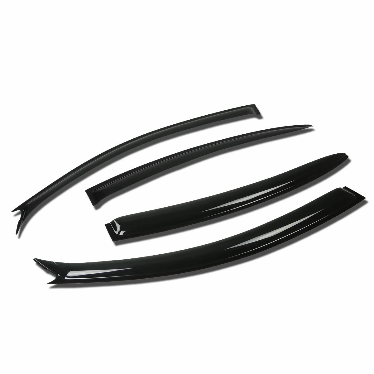 04-09 Mazda 3 Tape-On Wind Deflectors Window Visors