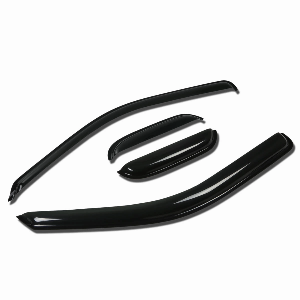 04-11 Chevy Colorado GMC Canyon Tape-On Wind Deflectors Window Visors