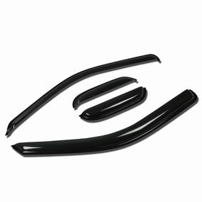 04-11 Chevy Colorado GMC Canyon Tape-On Wind Deflectors Window Visors