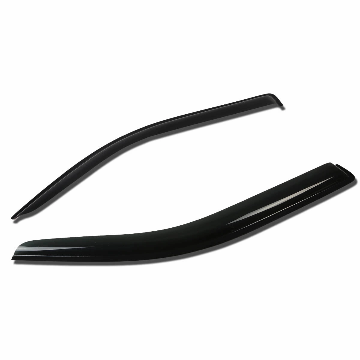 04-14 Ford F150 Extended Cab Front Tape-On Wind Deflectors Window Visors