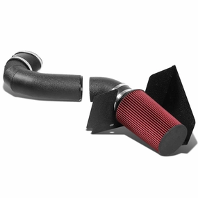 05-09 Ford Mustang 4.6L V8 Aluminum Cold Air Intake Kit w/Heat Shield Filter - Black