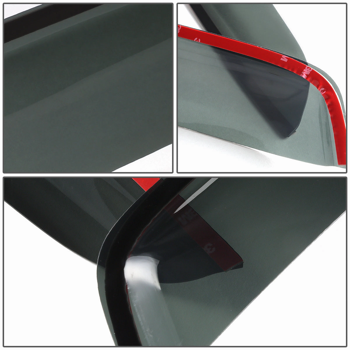 05-09 Scion tC Coupe Front Tape-On Wind Deflectors Window Visors