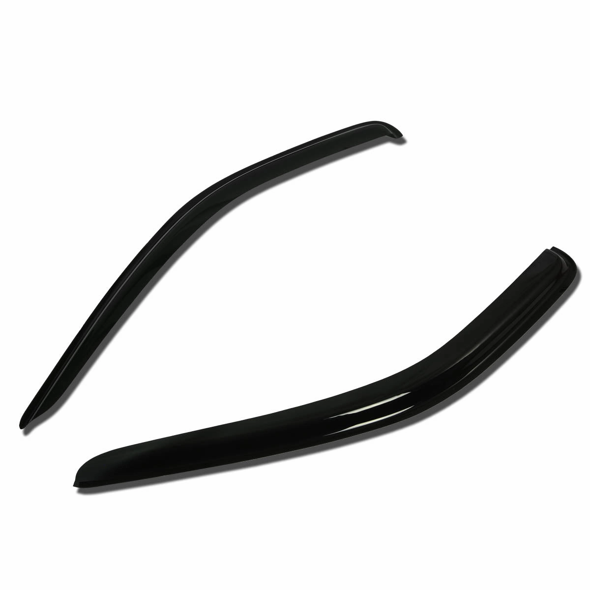 05-10 Dodge Dakota Extended Cab Tape-On Wind Deflectors Window Visors