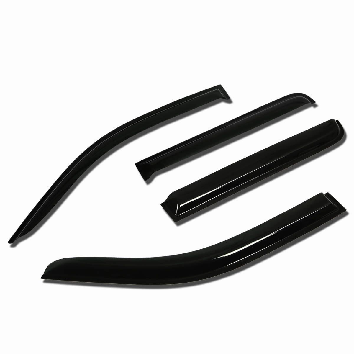 05-14 Nissan Frontier Tape-On Wind Deflectors Window Visors