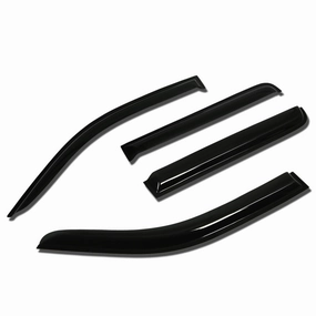 05-14 Nissan Frontier Tape-On Wind Deflectors Window Visors