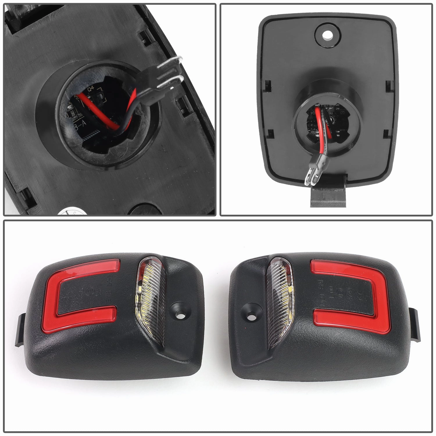 05-15 Toyota Tacoma 00-13 Toyota Tundra White LED License Plate Lights