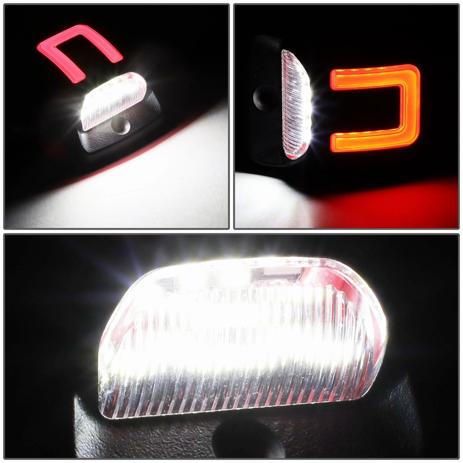 05-15 Toyota Tacoma 00-13 Toyota Tundra White LED License Plate Lights