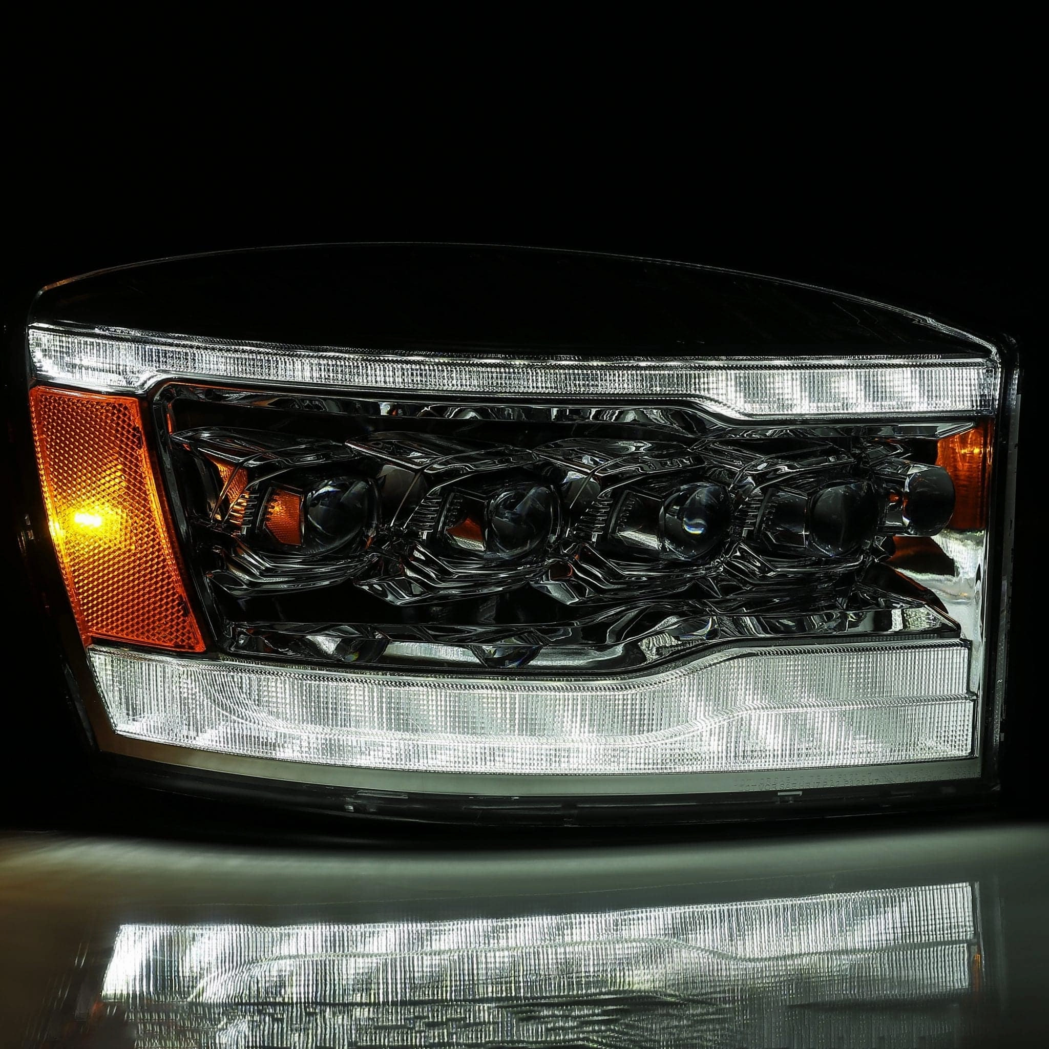 06-08 Dodge Ram NOVA-Series LED Projector Headlights Chrome