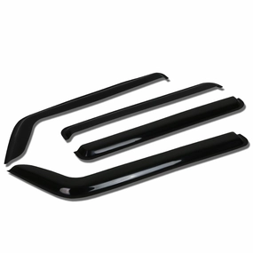 06-10 Hummer H3 Tape-On Wind Deflectors Window Visors