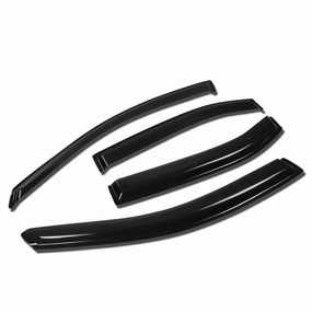 06-12 Ford Fusion Lincoln MKZ 06-10 Mercury Milan Tape-On Wind Deflectors Window Visors