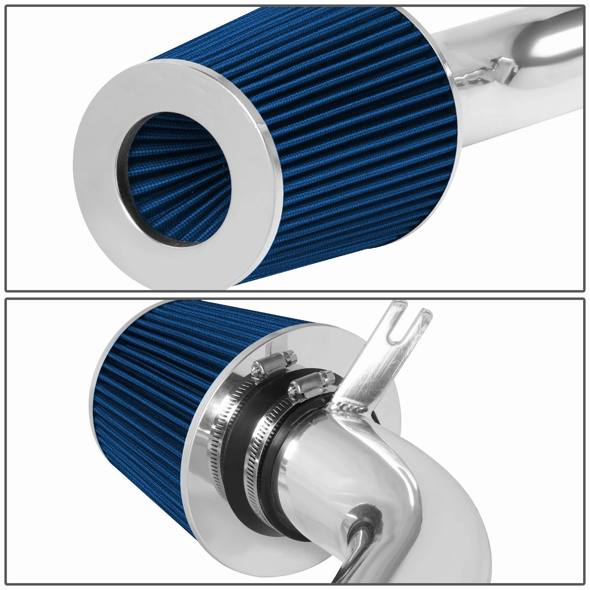 07-09 Toyota Camry Aluminum Cold Air Intake w/Blue Cone Filter