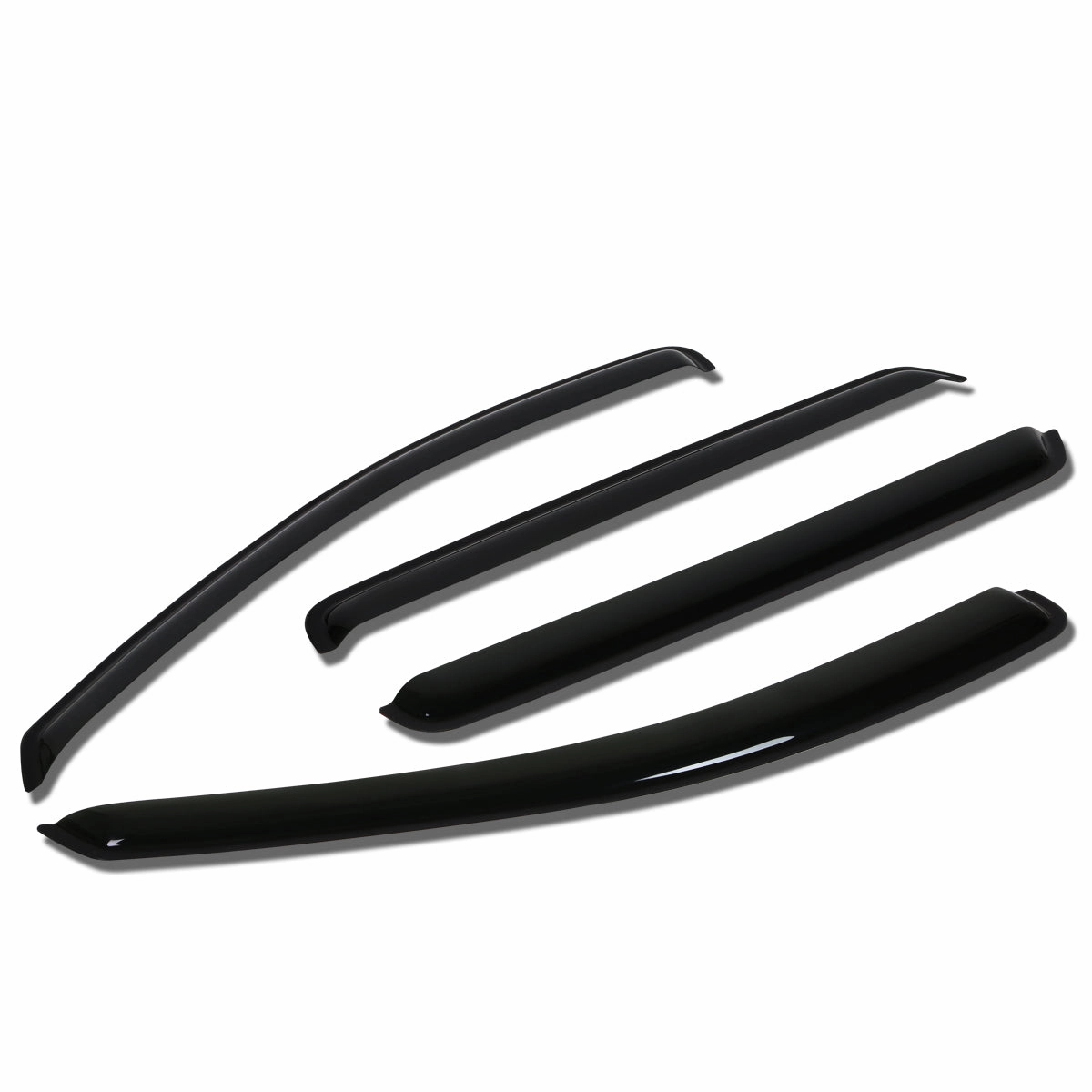 07-12 Hyundai Santa Fe Tape-On Wind Deflectors Window Visors