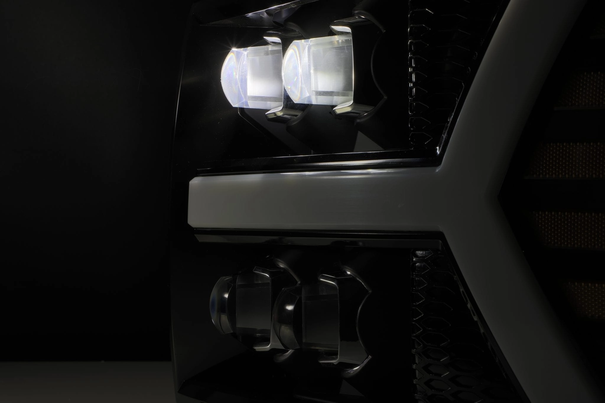 07-13 Chevrolet Silverado NOVA-Series LED Projector Headlights Chrome