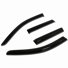 07-13 Mitsubishi Outlander Tape-On Wind Deflectors Window Visors