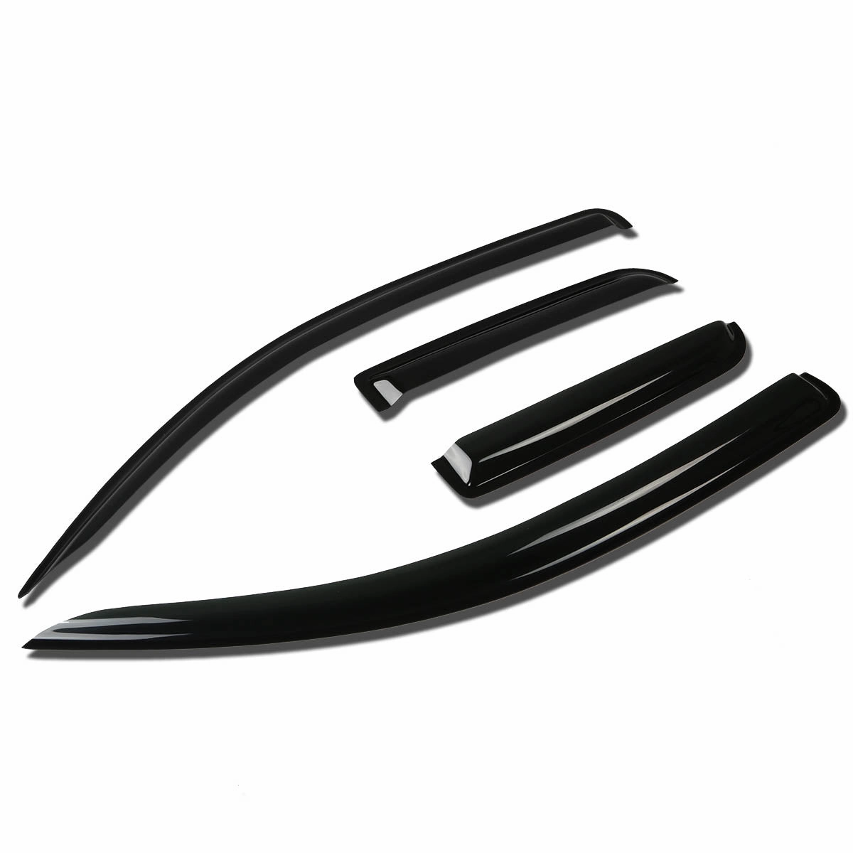 07-13 Toyota Tundra Double Cab Tape-On Wind Deflectors Window Visors