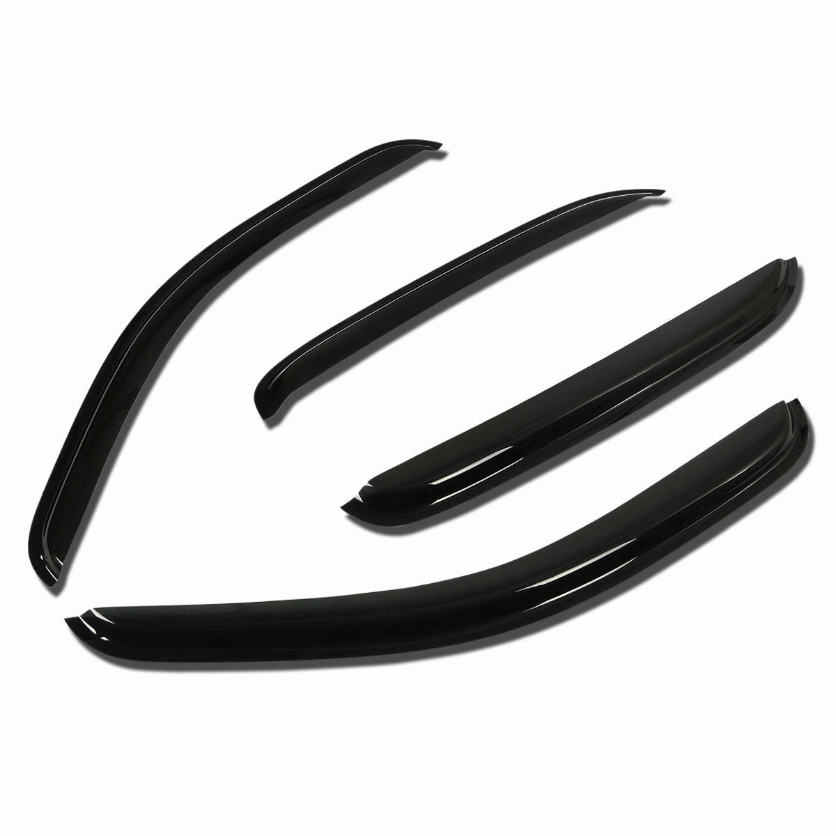 07-14 Chevrolet Silverado GMC Sierra 1500 2500 3500 Tape-On Wind Deflectors Window Visors