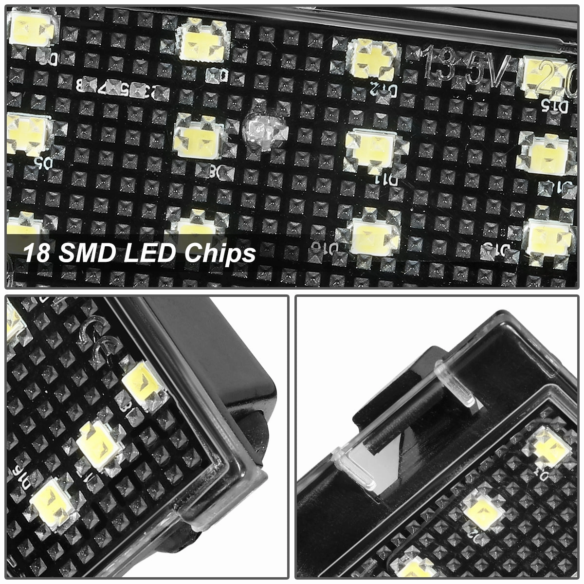 08-10 Cadillac CTS Sedan LED License Plate Lights