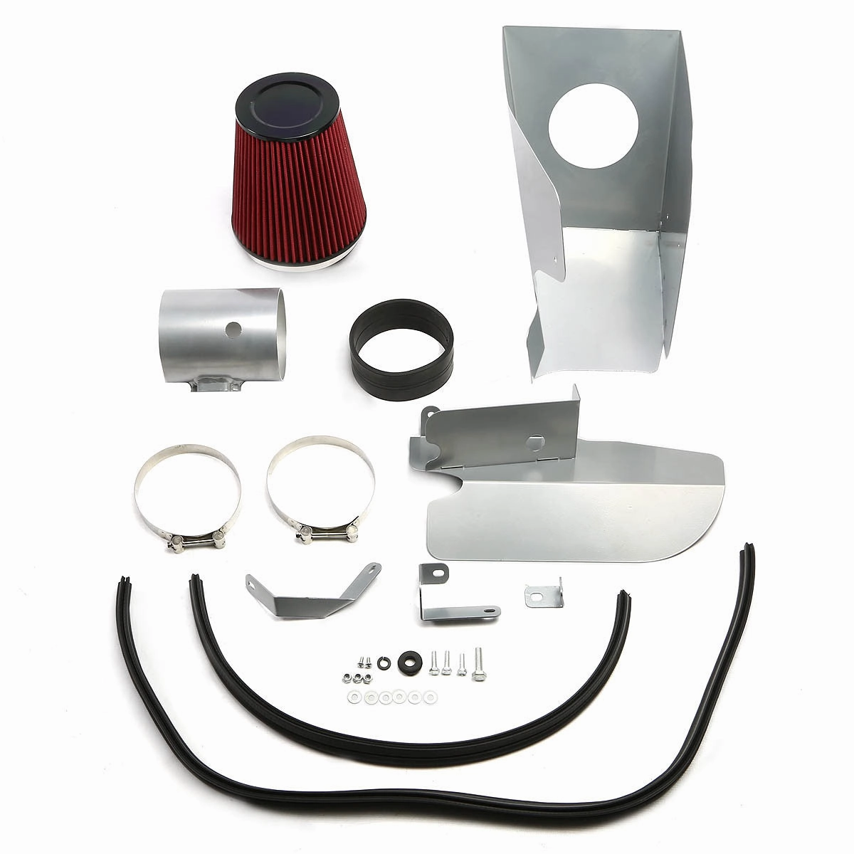 08-10 Ford F250 F350 F450 Super Duty 6.4L V8 Aluminum Cold Air Intake w/Heat Shield Filter