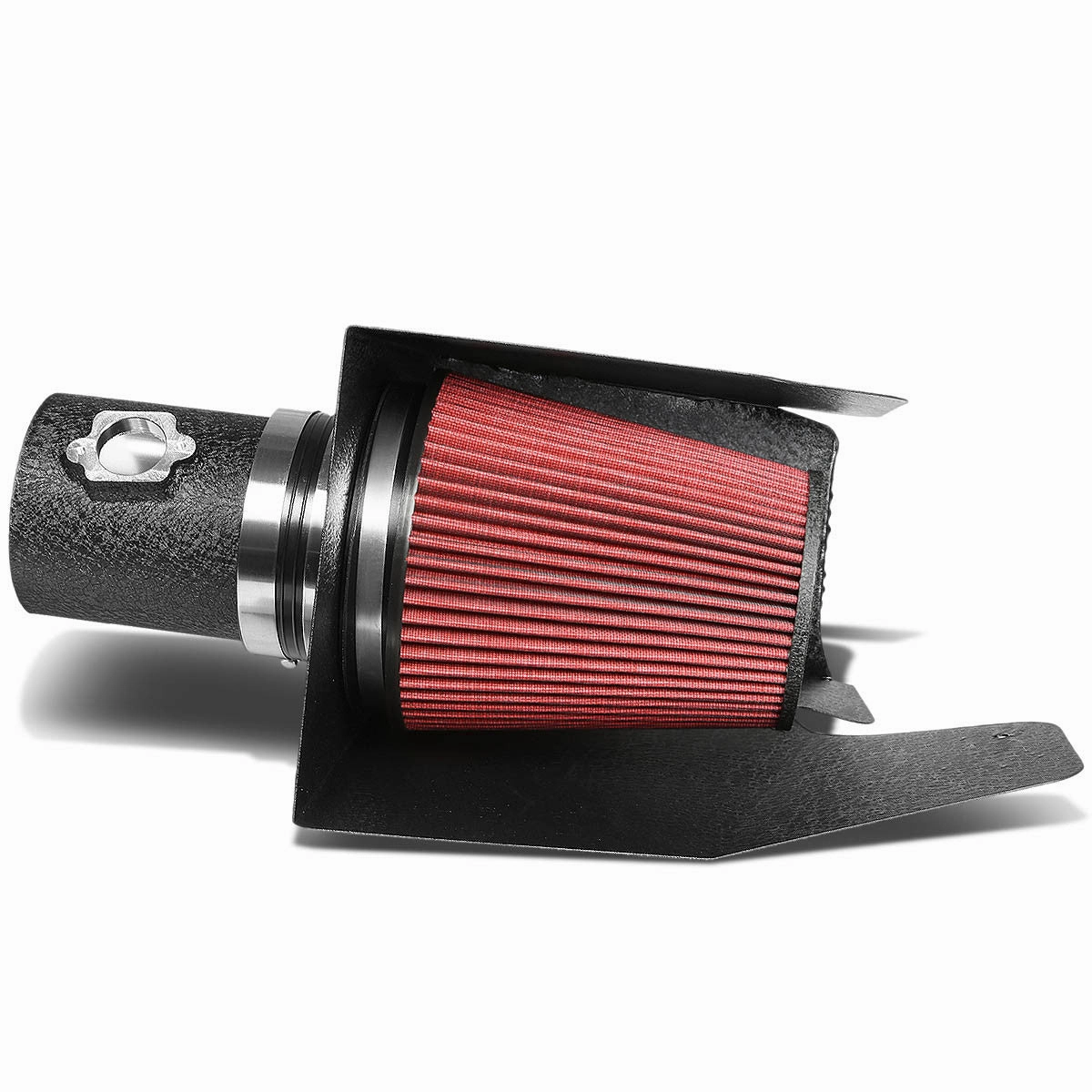 08-10 Ford F250 F350 F450 Super Duty 6.4L V8 Black Cold Air Intake w/Heat Shield Filter