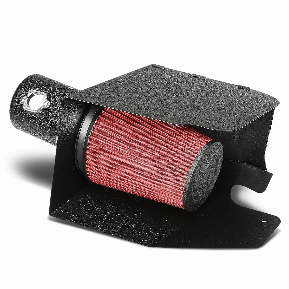 08-10 Ford F250 F350 F450 Super Duty 6.4L V8 Black Cold Air Intake w/Heat Shield Filter