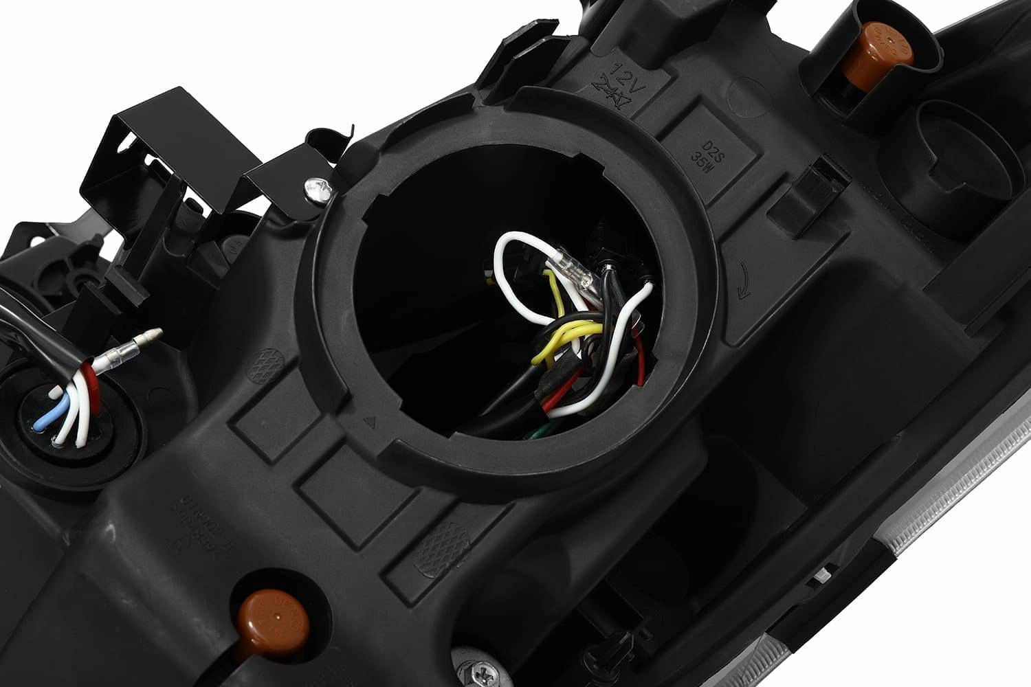 08-13 Infiniti G37/14-15 Q60 Coupe NOVA-Series LED Projector Headlights Jet Black