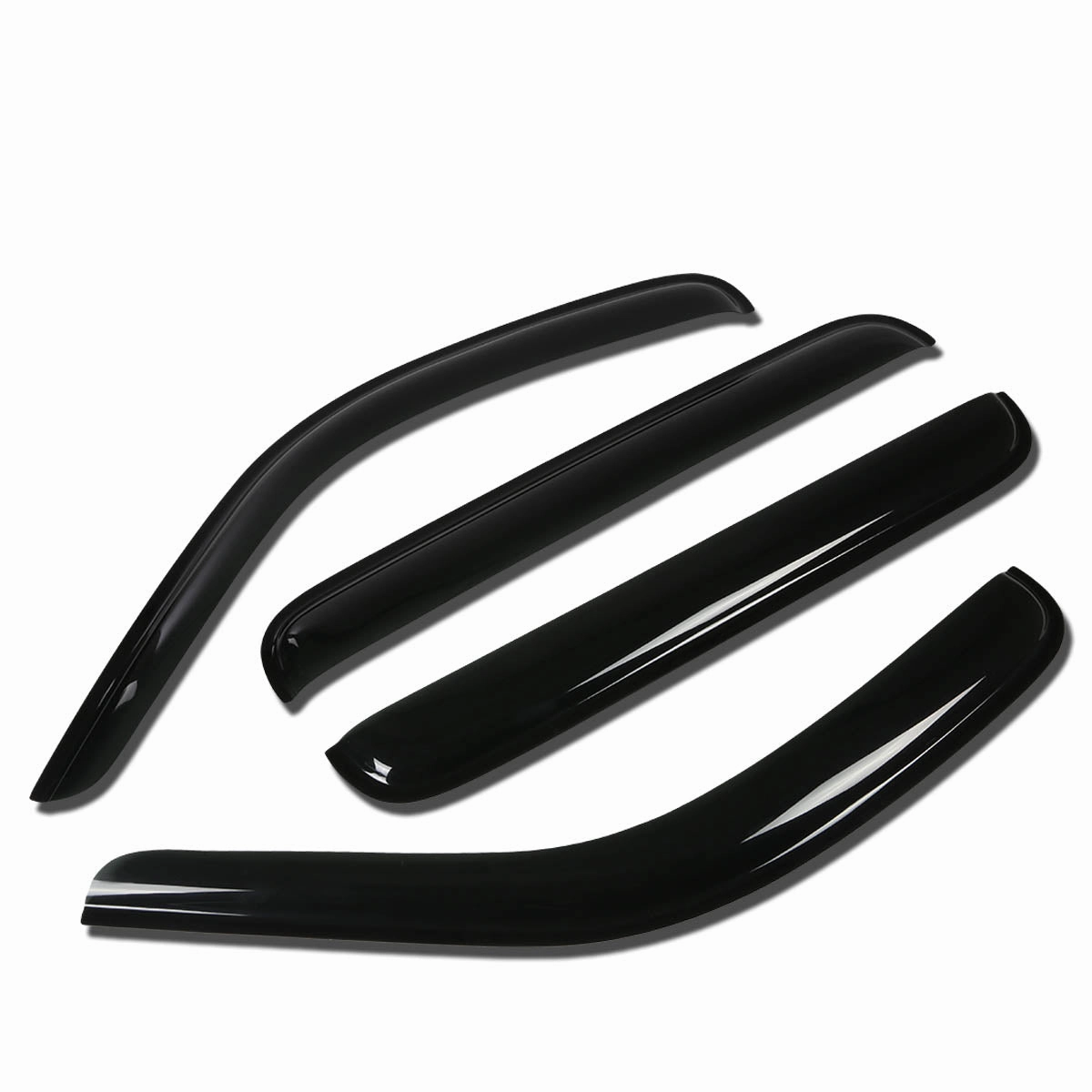 08-13 Jeep Liberty Tape-On Wind Deflectors Window Visors