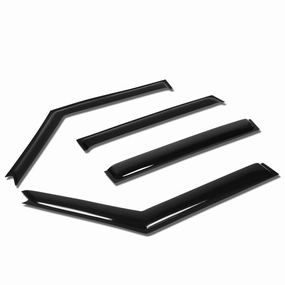 08-15 Land Rover LR2 Wind Deflectors Window Visors Vent Rain Guard - Smoked - Acrylic - Pair
