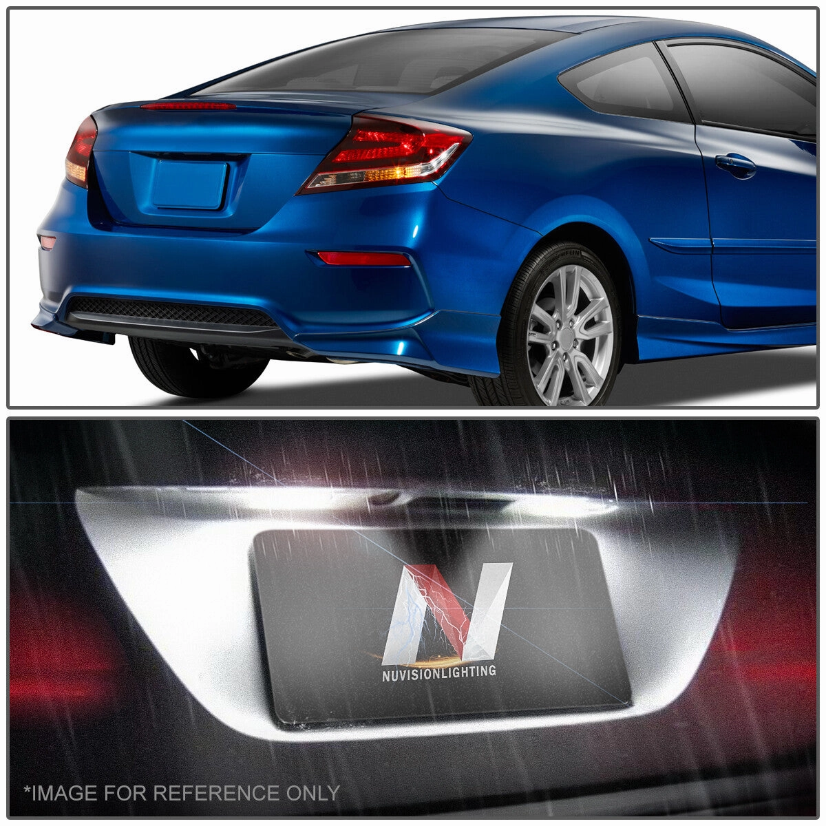 08-17 Honda Accord / 09-14 Acura TSX LED License Plate Lights