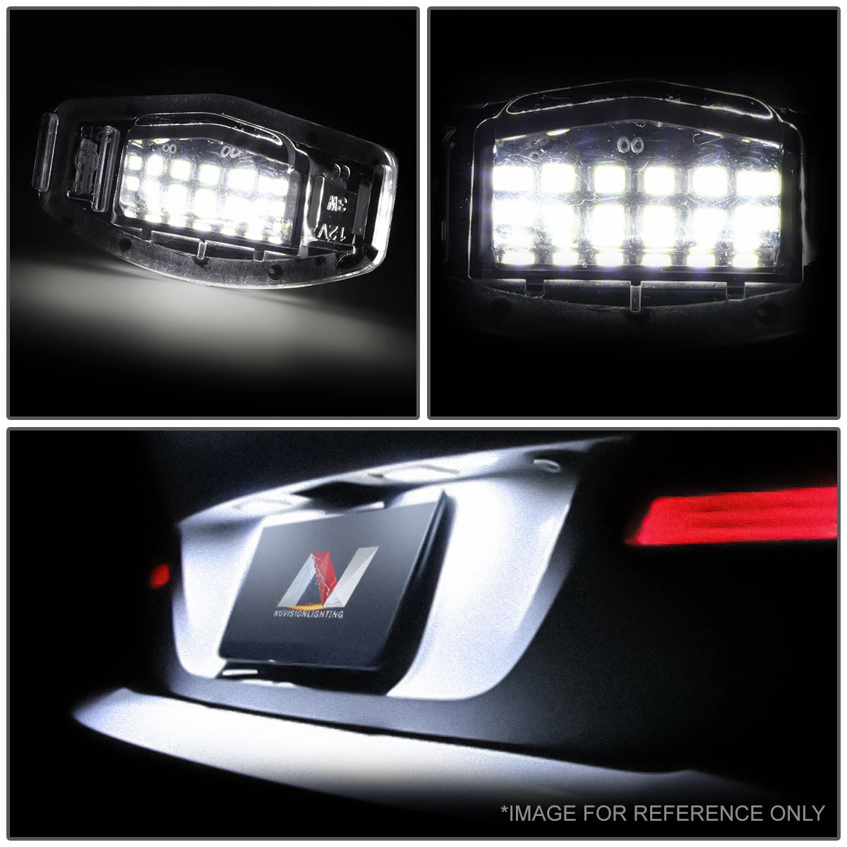 08-17 Honda Accord / 09-14 Acura TSX LED License Plate Lights