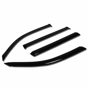 08-18 Toyota Land Cruiser Wind Deflectors Window Visors Vent Rain Guard - Smoked - Acrylic - Pair