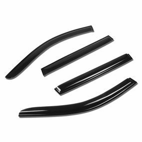 09-10 BMW 535i xDrive 06-07 530xi Tape On Window Visors Wind Deflectors - Acrylic