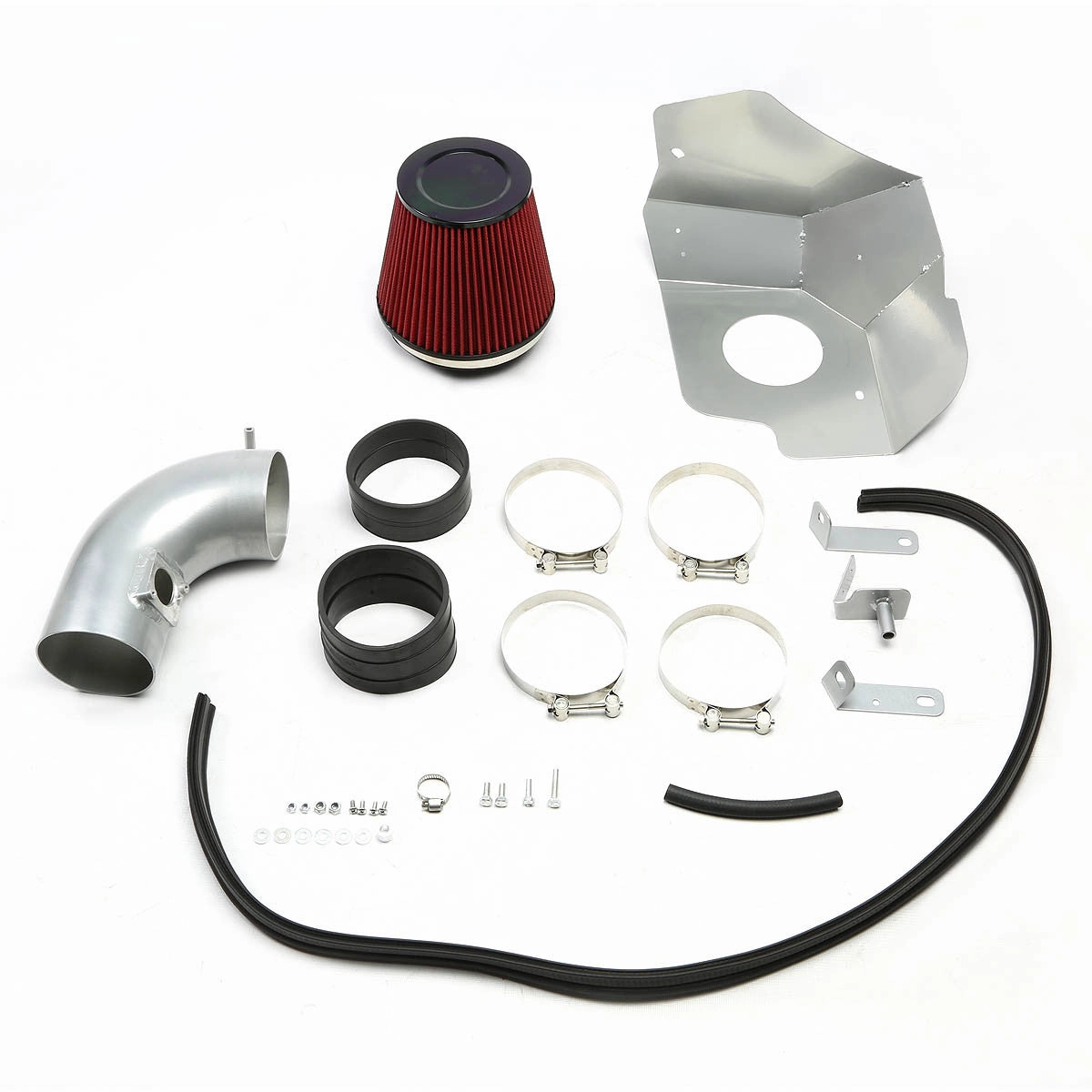 09-10 Cadillac CTS 6.2L V8 Aluminum Cold Air Intake w/Heat Shield Cone Filter