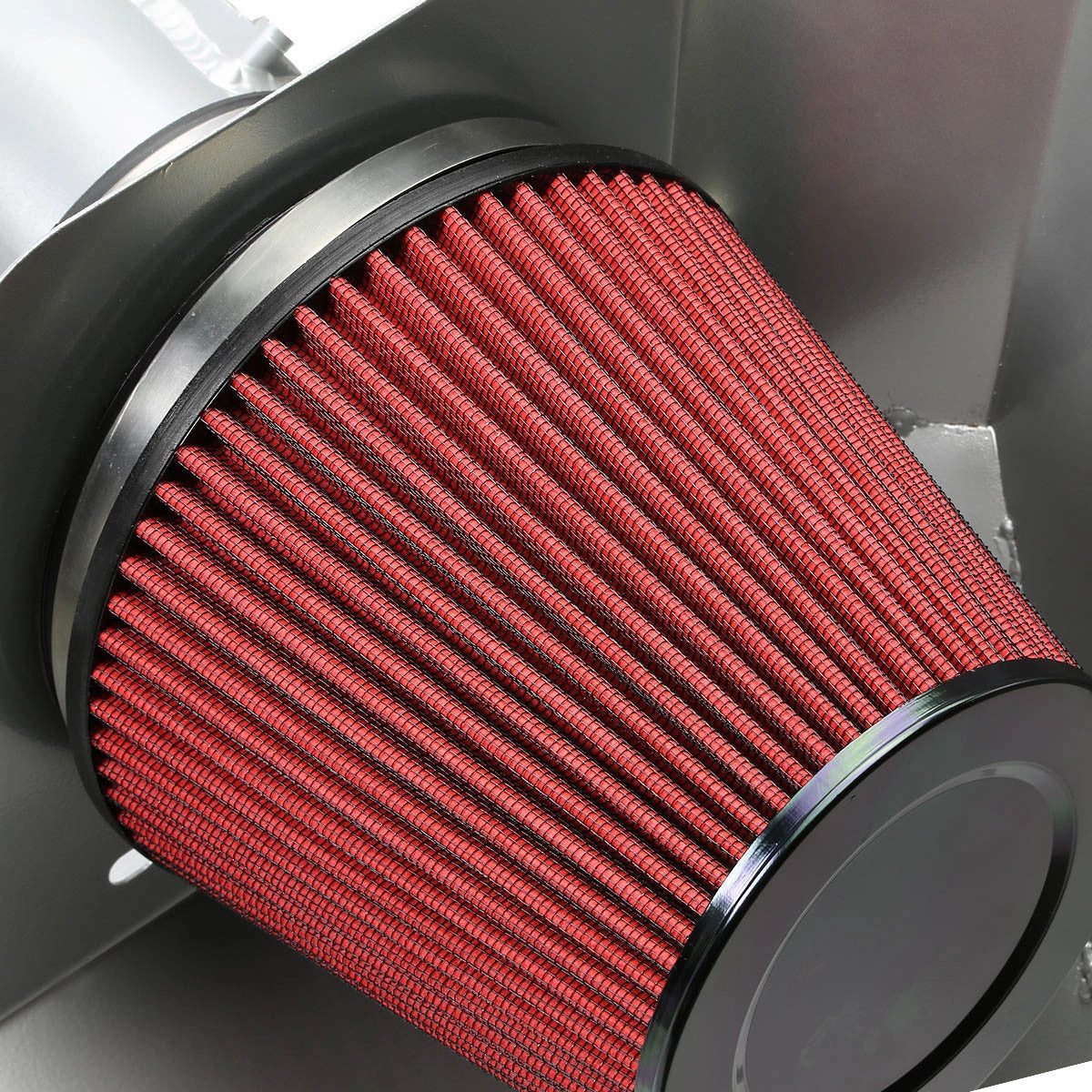 09-10 Cadillac CTS 6.2L V8 Aluminum Cold Air Intake w/Heat Shield Cone Filter